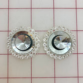 Applique - Crystal and White Close-Out Only One 2PK Left!